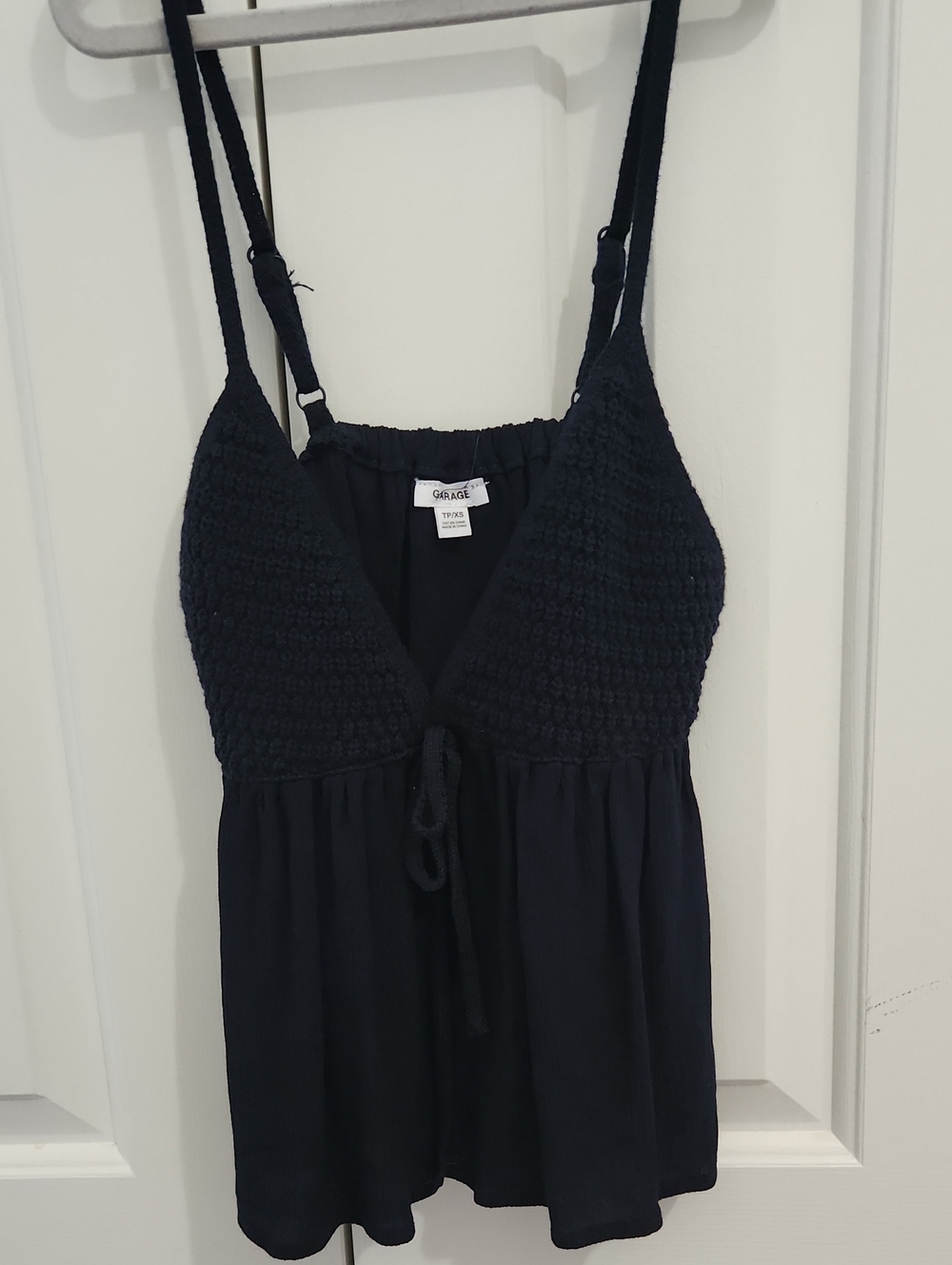 Garage flyaway tank top